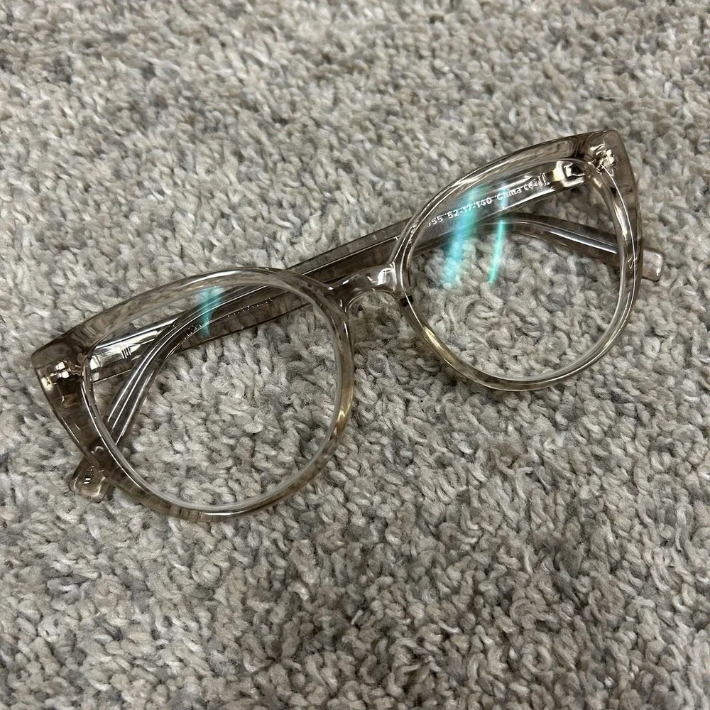 Warby Parker Eyeglasses Hazel 955 Round/Cat Frames ONLY 52-17-140‎ Clear
